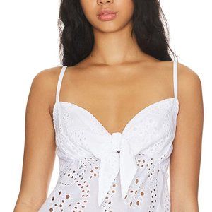 Sanctuary Tie Eyelet Cami